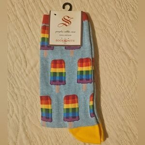 Socksmith Gay Pride Popsicle Socks Unisex